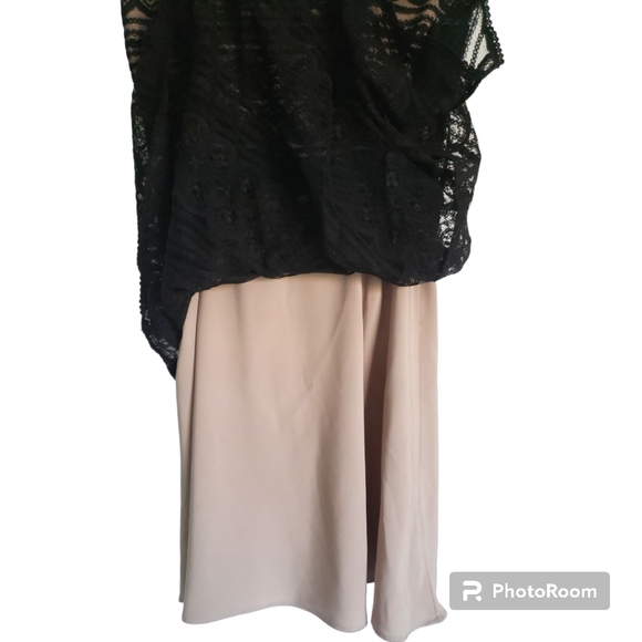 Ann Taylor-Loft Black Lace Strapless Dress Size 2 - Picture 5 of 11